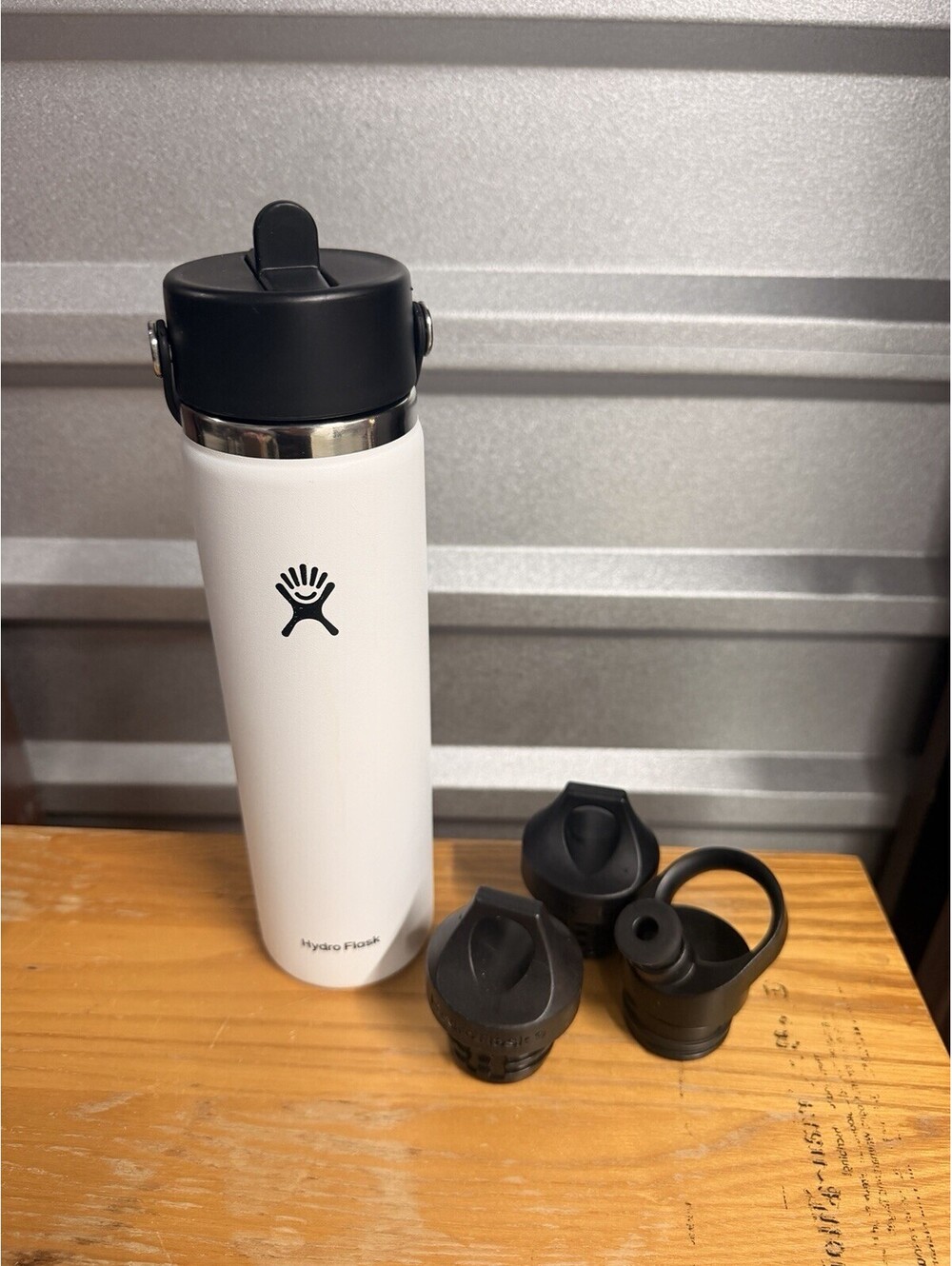 Hydro Flask, 20 oz Travel Coffee Water Flask with Flex Sip Lids Insulated White*